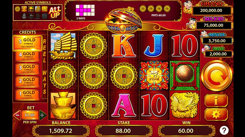 88 Fortunes Slot win
