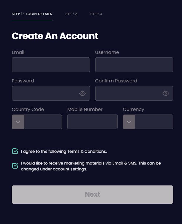 Stellar Spins Sign Up