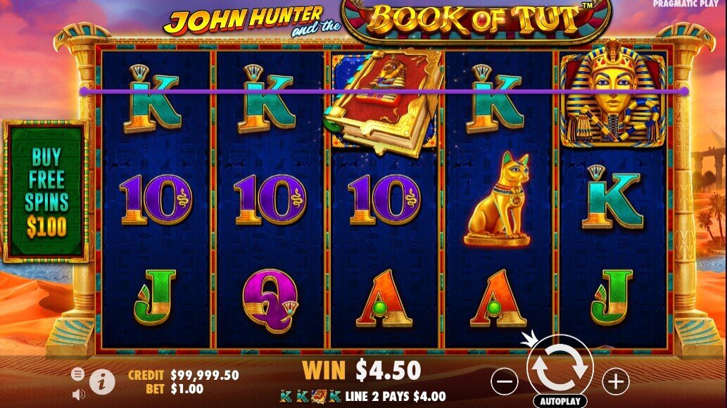 John Hunter and the Book of Tut Main Game