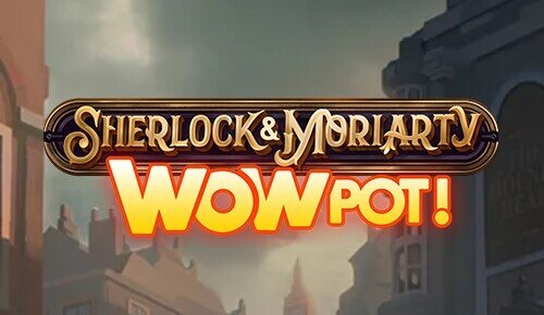 Sherlock and Moriarty WowPot Slots Logo