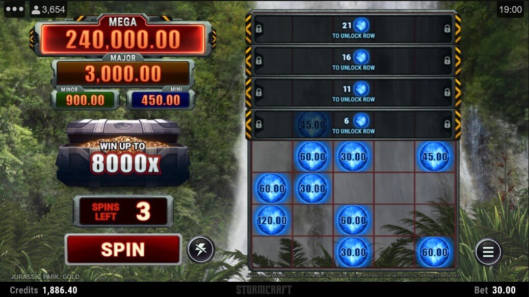 urassic Park Gold Link and Win
