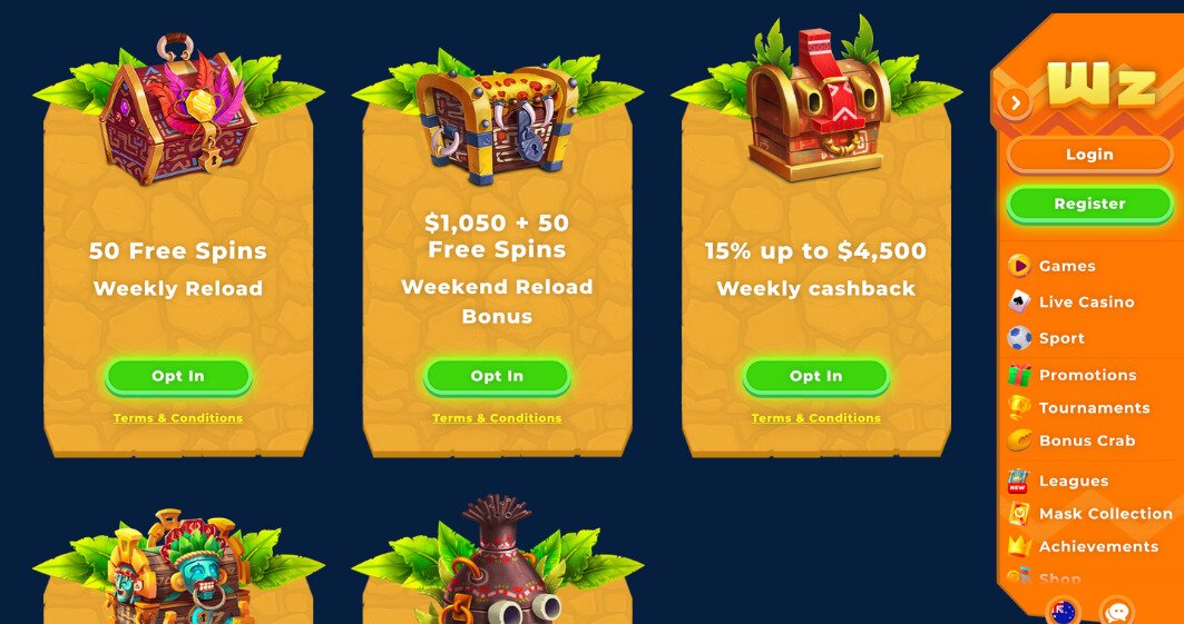 Wazamba Casino Promotions
