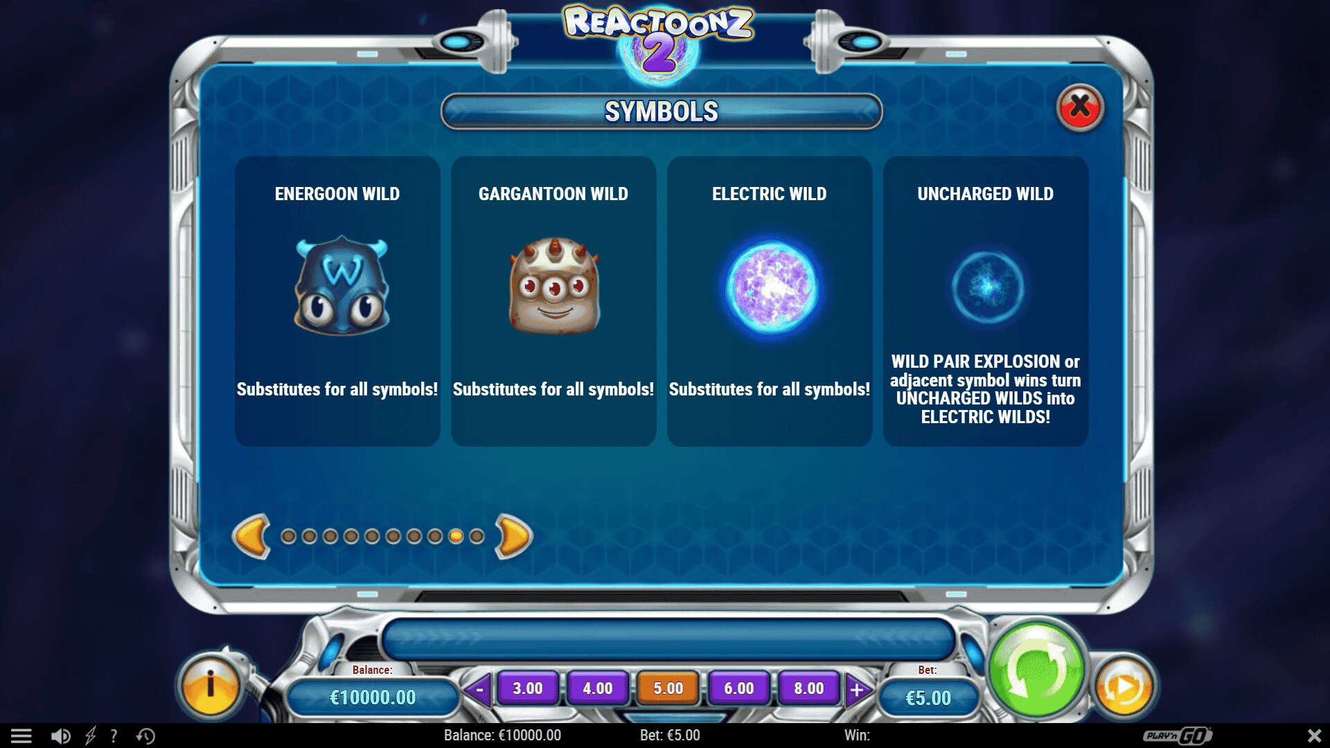 reactoonz 2 desktop view