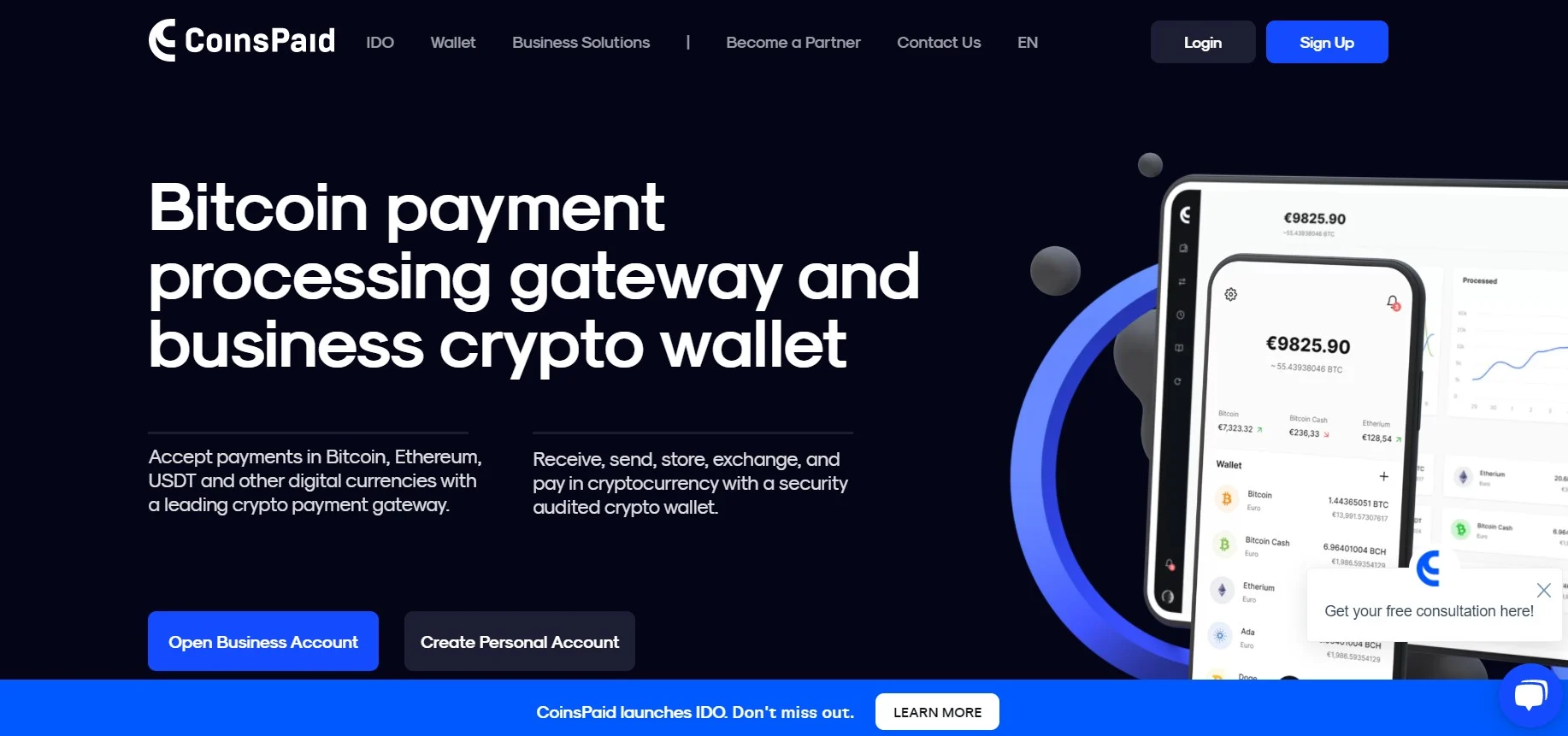 CoinsPaid Crypto Wallet