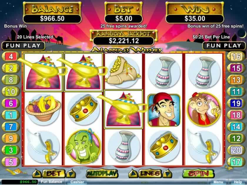 aladdin´s wishes rtg