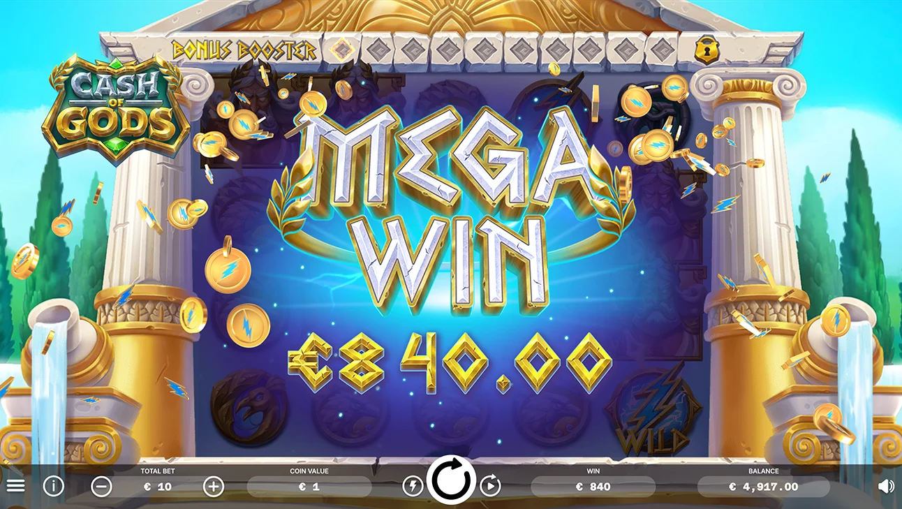 Mega Wins in Cash of Gods