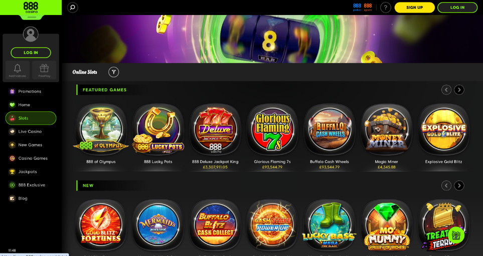 888 Casino Pokies