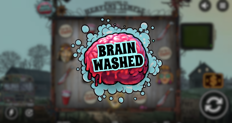 Brainwashed online pokie by Shady Lady logo