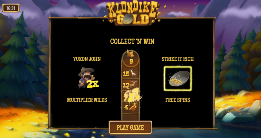 Klondike Gold Bonus Feature