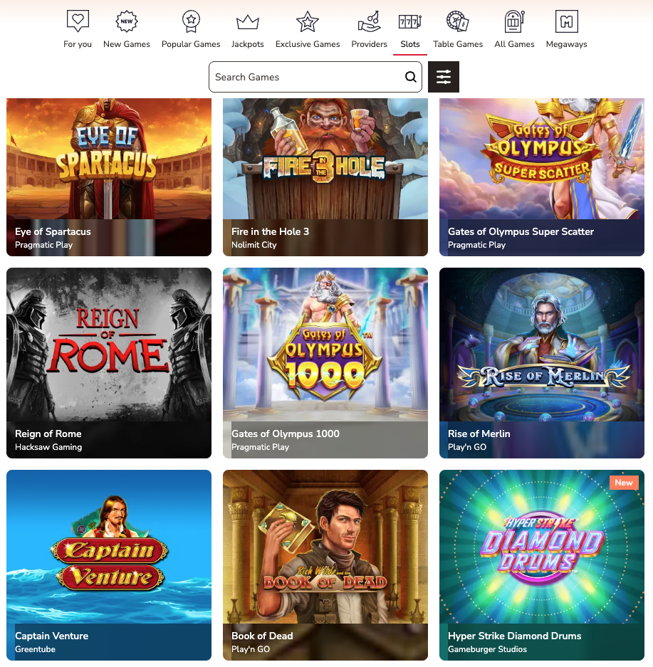 Maria Casino Games