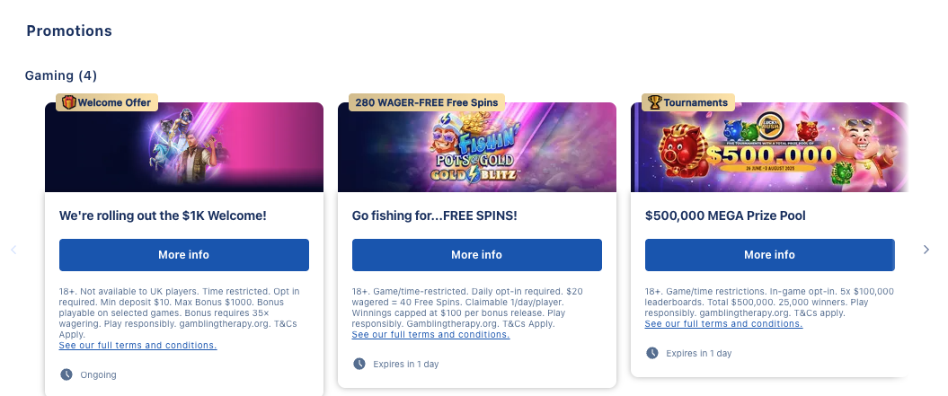 William Hill Promos