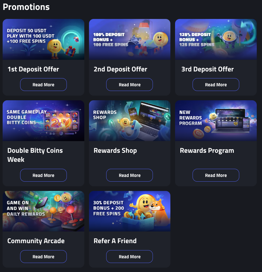 mBit Casino Promotions