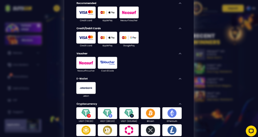 SlotsGem Casino Banking