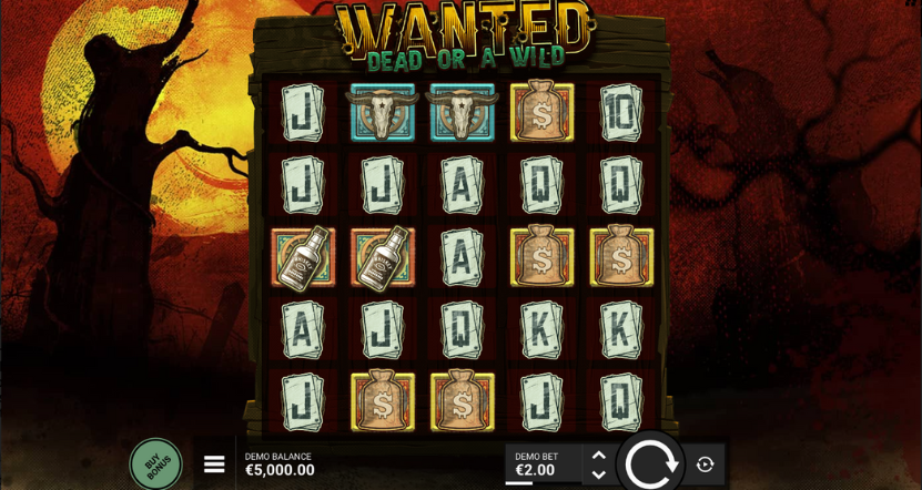 Wanted Dead or a Wild pokie