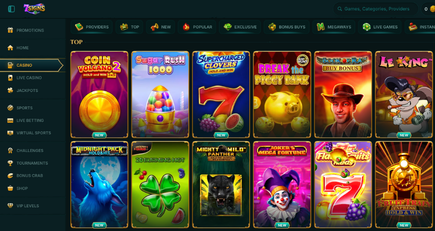 7Signs Casino Games