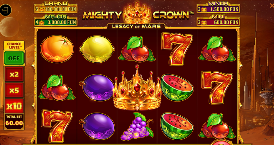 Mighty Crown Legacy of Mars Gameplay