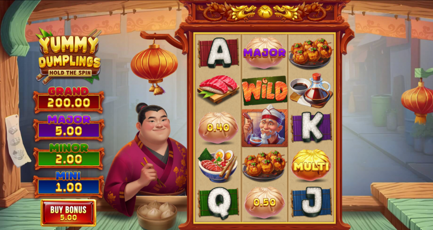 Yummy Dumplings Hold the Spin Gameplay
