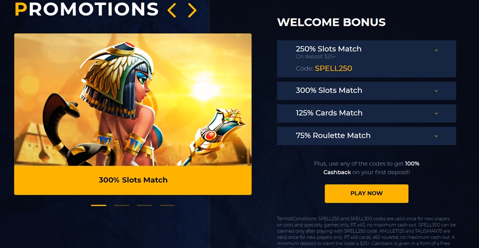 Golden Lion Casino Welcome Bonus
