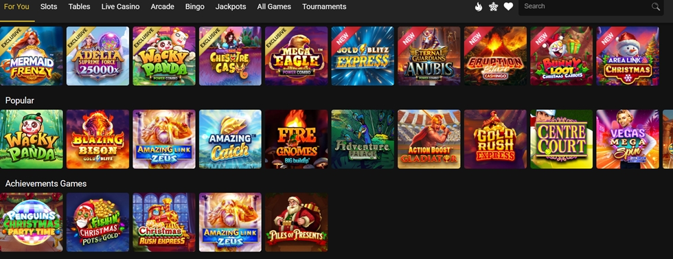 River Belle Casino pokies and games