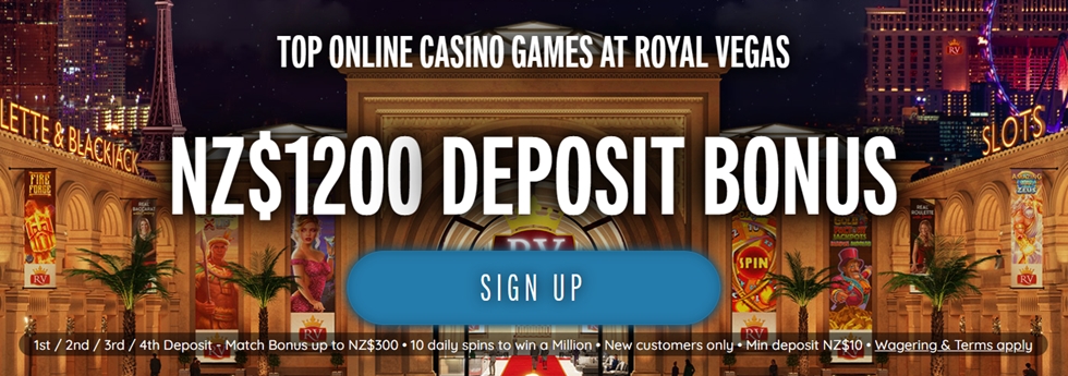 Royal Vegas Casino Welcome Bonus