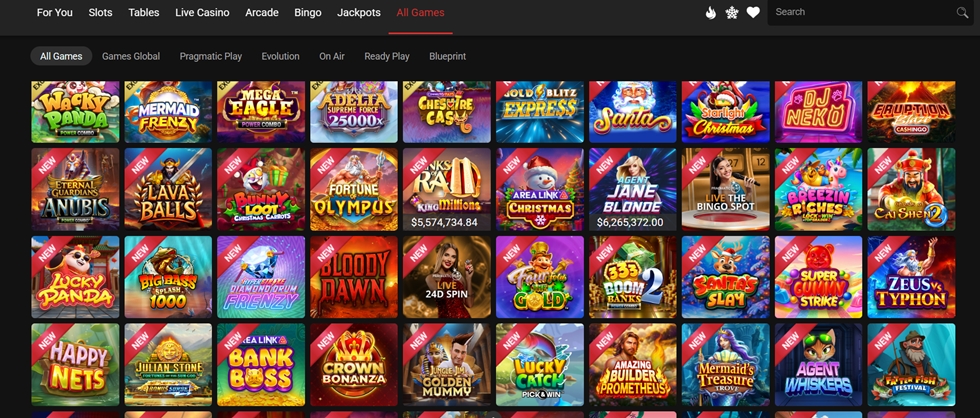 Ruby Fortune Casino Pokies and Games